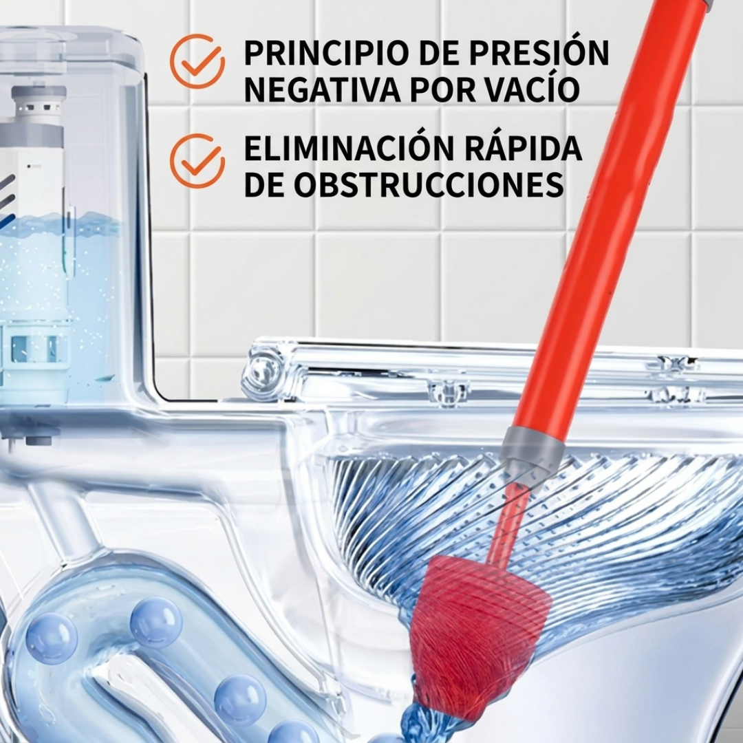 Desatascador Neumático Pro: Sistema de Aire Comprimido de Alta Potencia🛁🚽