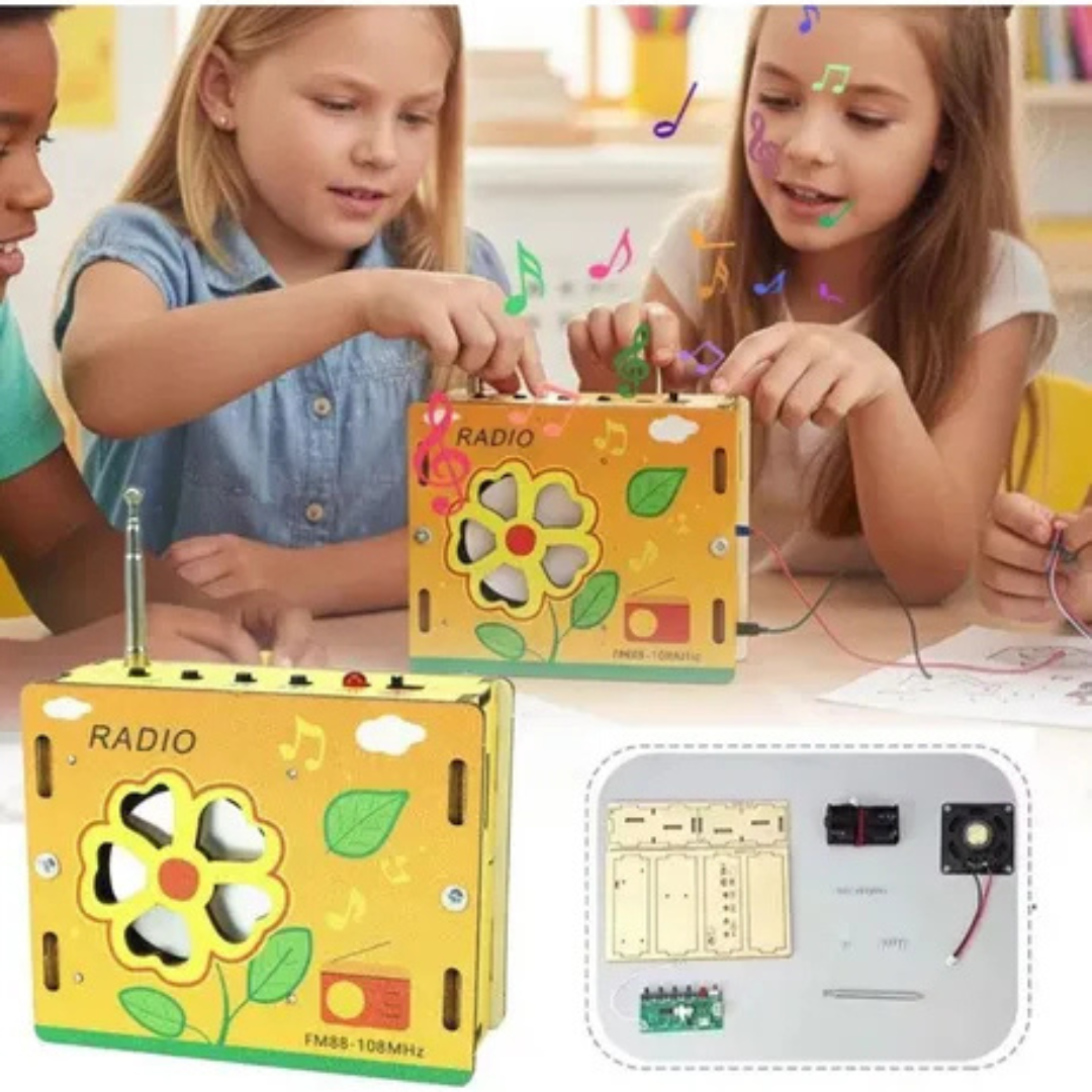 KIT DE RADIO DIY: Ingeniería creativa y aprendizaje STEM📻
