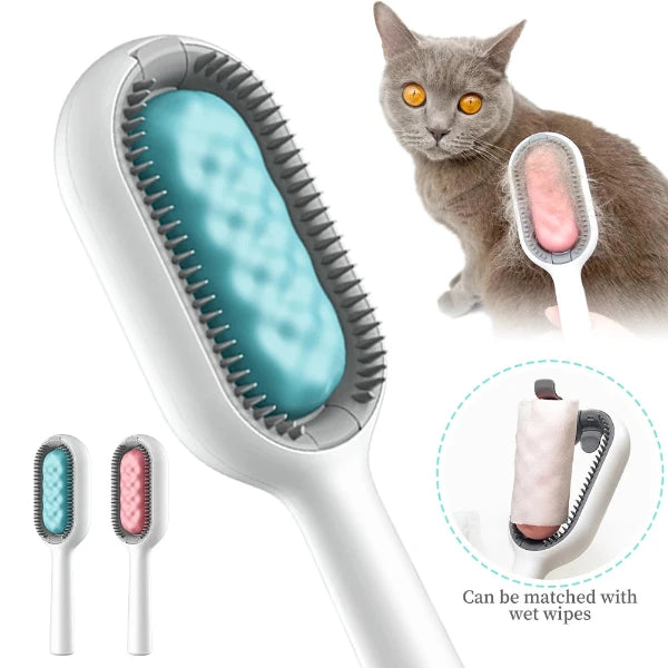Combo cepillo anti-pelos para gatos😺Esencia 20ml + Toallas