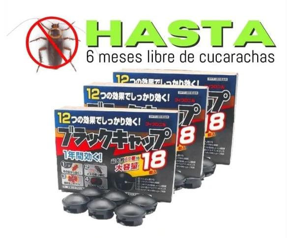 TRAMPA DEFINITIVA MATA CUCARACHAS X18 UNIDADES🚫🪳