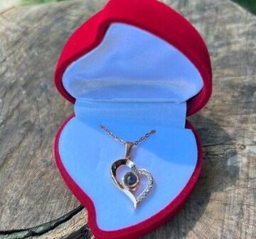 Collar Te amo 100 idiomas Caja Lujo DP
