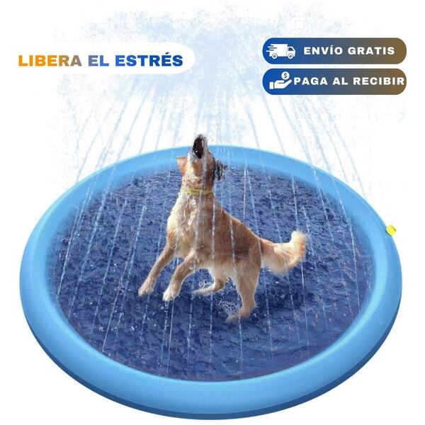 ASPERSOR PISCINA ANTIESTRÉS PARA MASCOTAS🐕