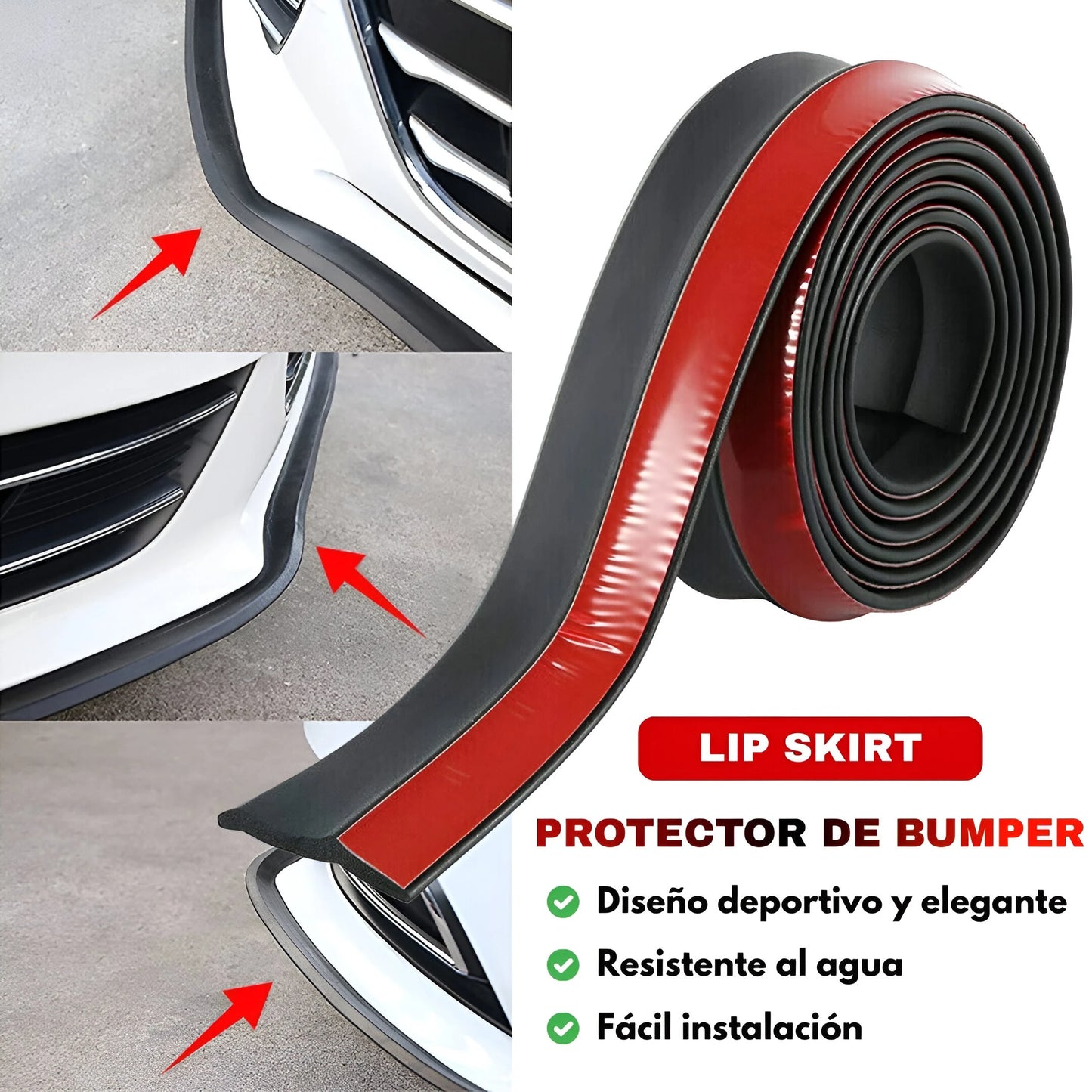 PROTECTOR Y EMBELLECEDOR DE BUMPER PARA CARRO