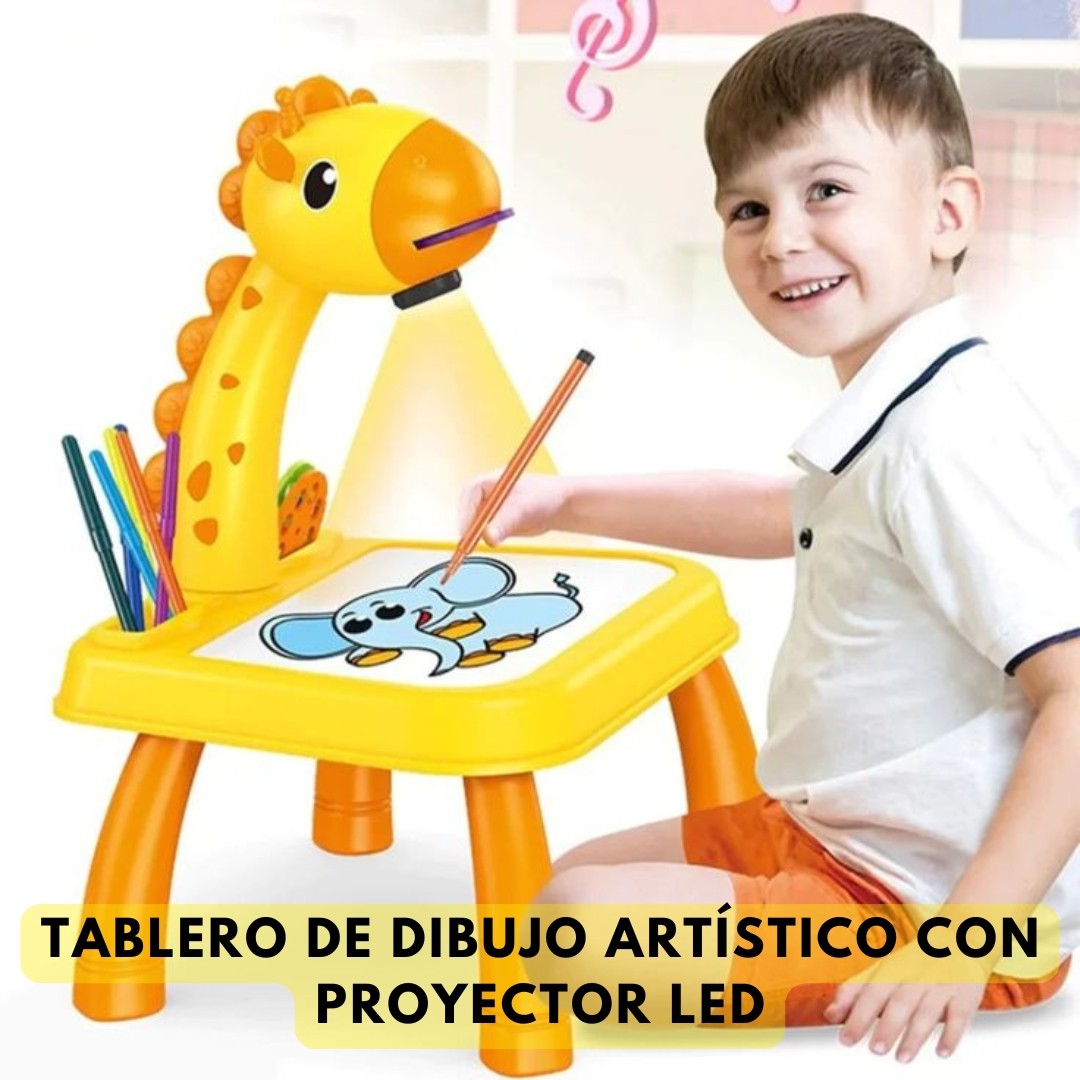 ESTACIÓN CREATIVA CON PROYECTOR LED