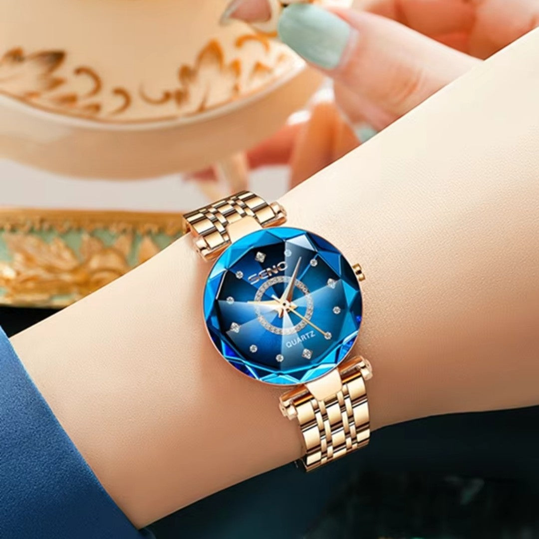 RELOJ DE LUJO: CRISTIAL MULTIANGULAR + eBook belleza y moda gratis