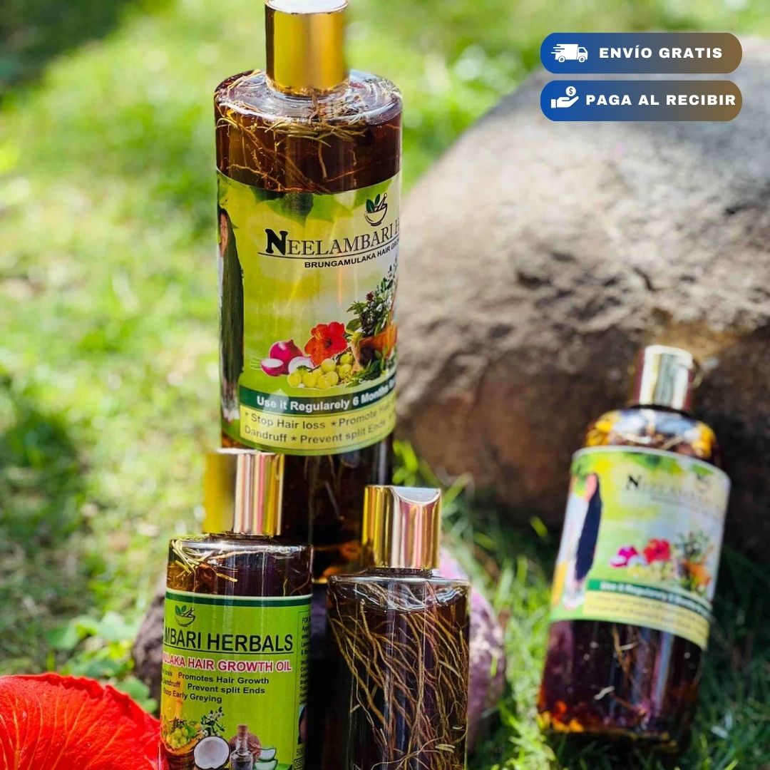 NEELAMBARI DE INDIA: ACEITE HERBAL PARA CRECIMIENTO CAPILAR