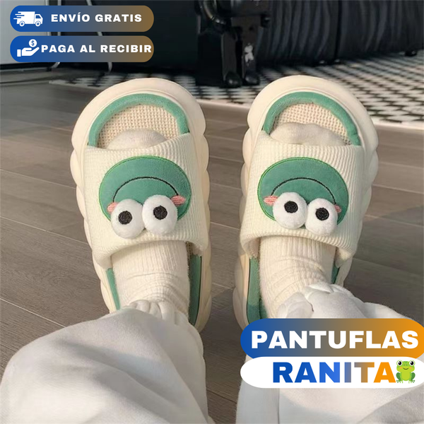 PANTUFLAS RANITA🐸HERMOSAS Y CÓMODAS