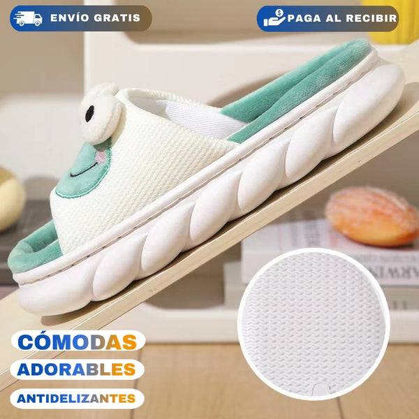 PANTUFLAS RANITA🐸HERMOSAS Y CÓMODAS