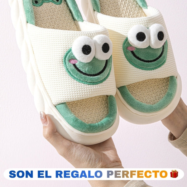 PANTUFLAS RANITA🐸HERMOSAS Y CÓMODAS