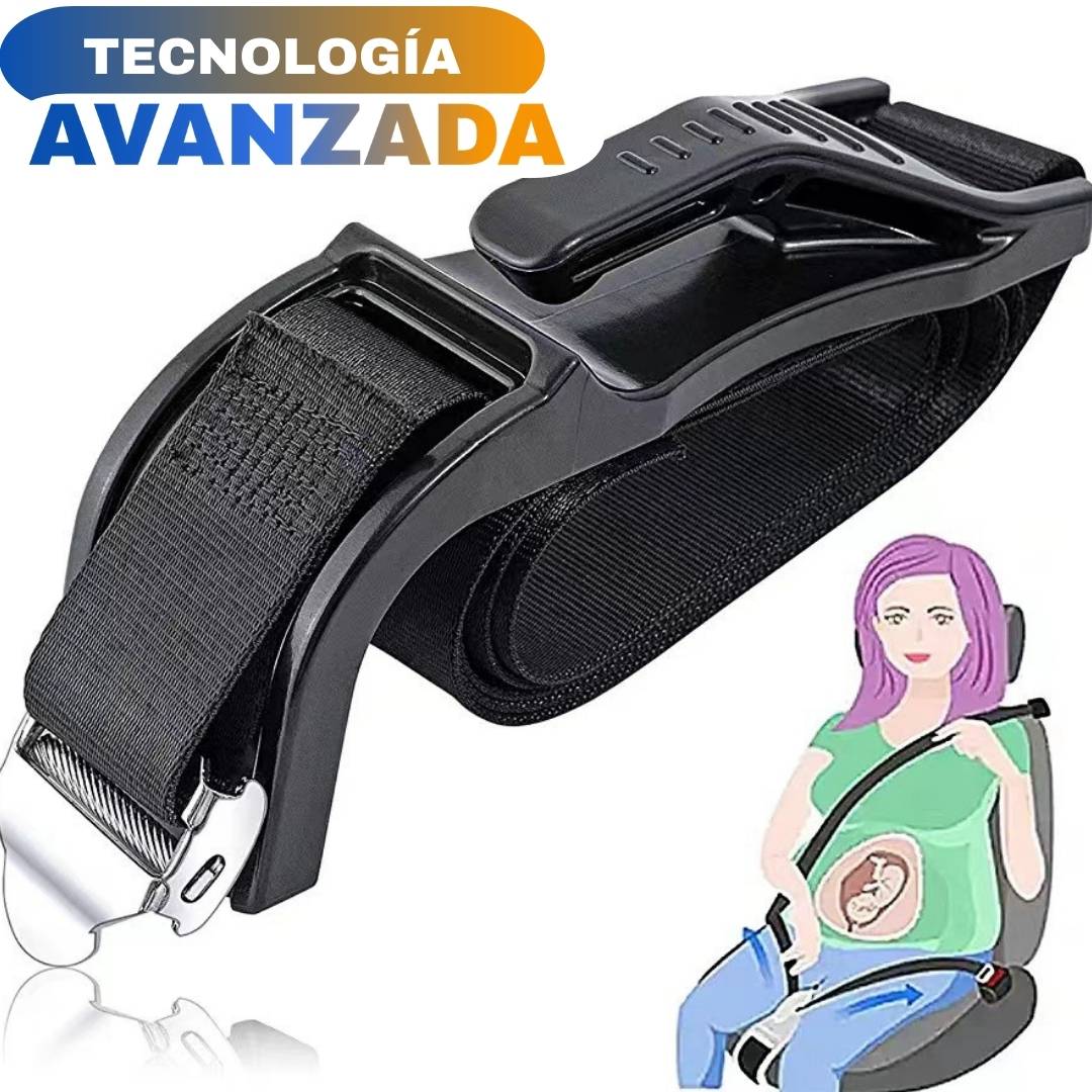 Cinturón seguro para Mamá: Protección y comodidad en cada viaje🤰