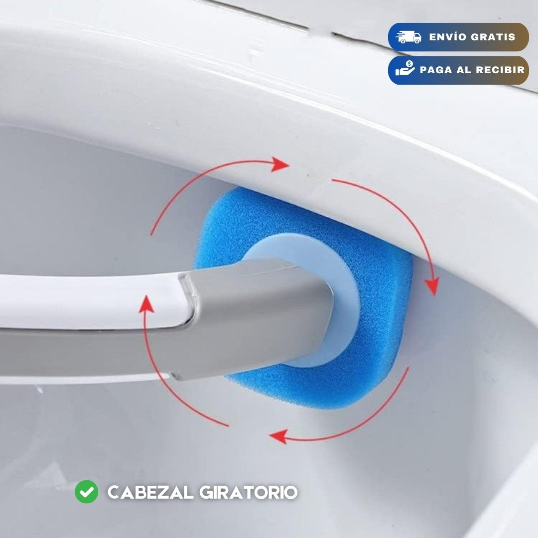 SET DE CEPILLO DE BAÑO: Limpieza inteligente, higiene garantizada