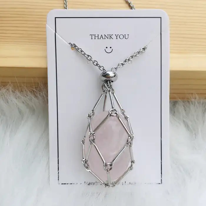 CADENA CON PIEDRA PRECIOSA DE ENERGÍA Y BUENA SUERTE (INTERCAMBIABLE)