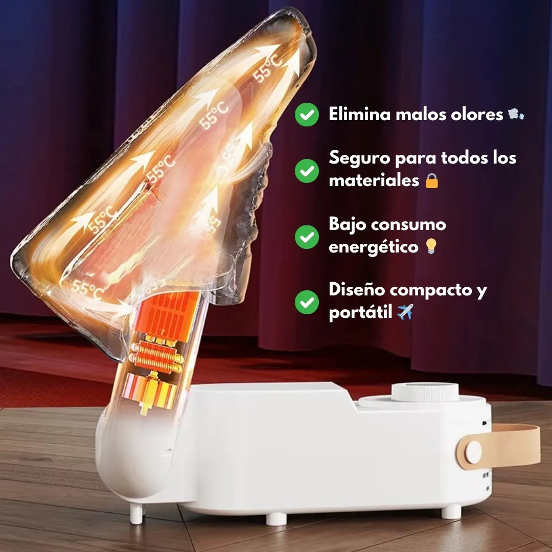SECADOR DE ZAPATOS: Elimina olores y seca rápido 🌬️