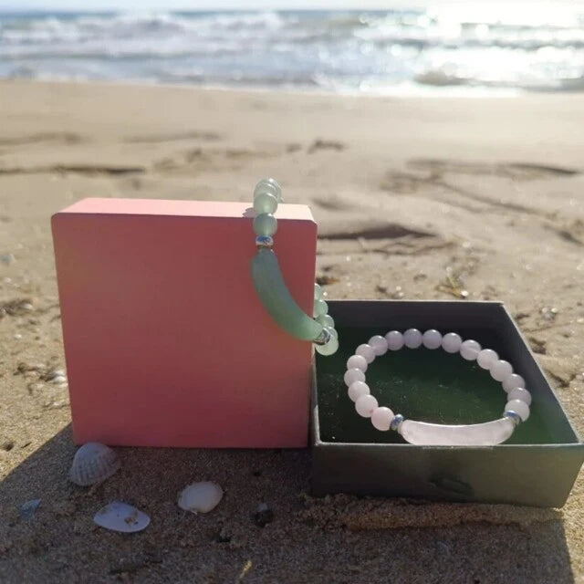 Pack 2 Pulseras Piedras Espirituales Curativas (Gratis libro digital)