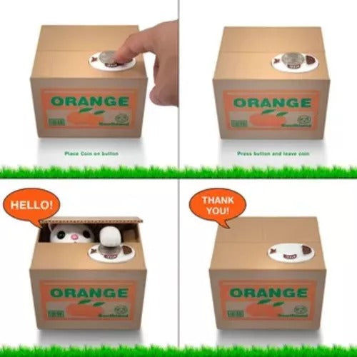 Alcancía De Gato Roba Monedas®
