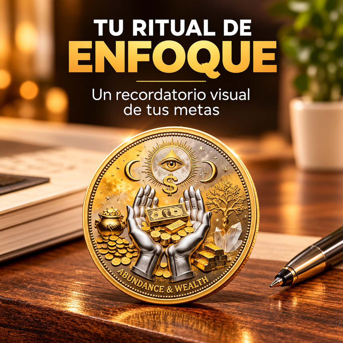Guardián de la Fortuna™ Moneda de Riqueza y Prosperidad 🪙✨