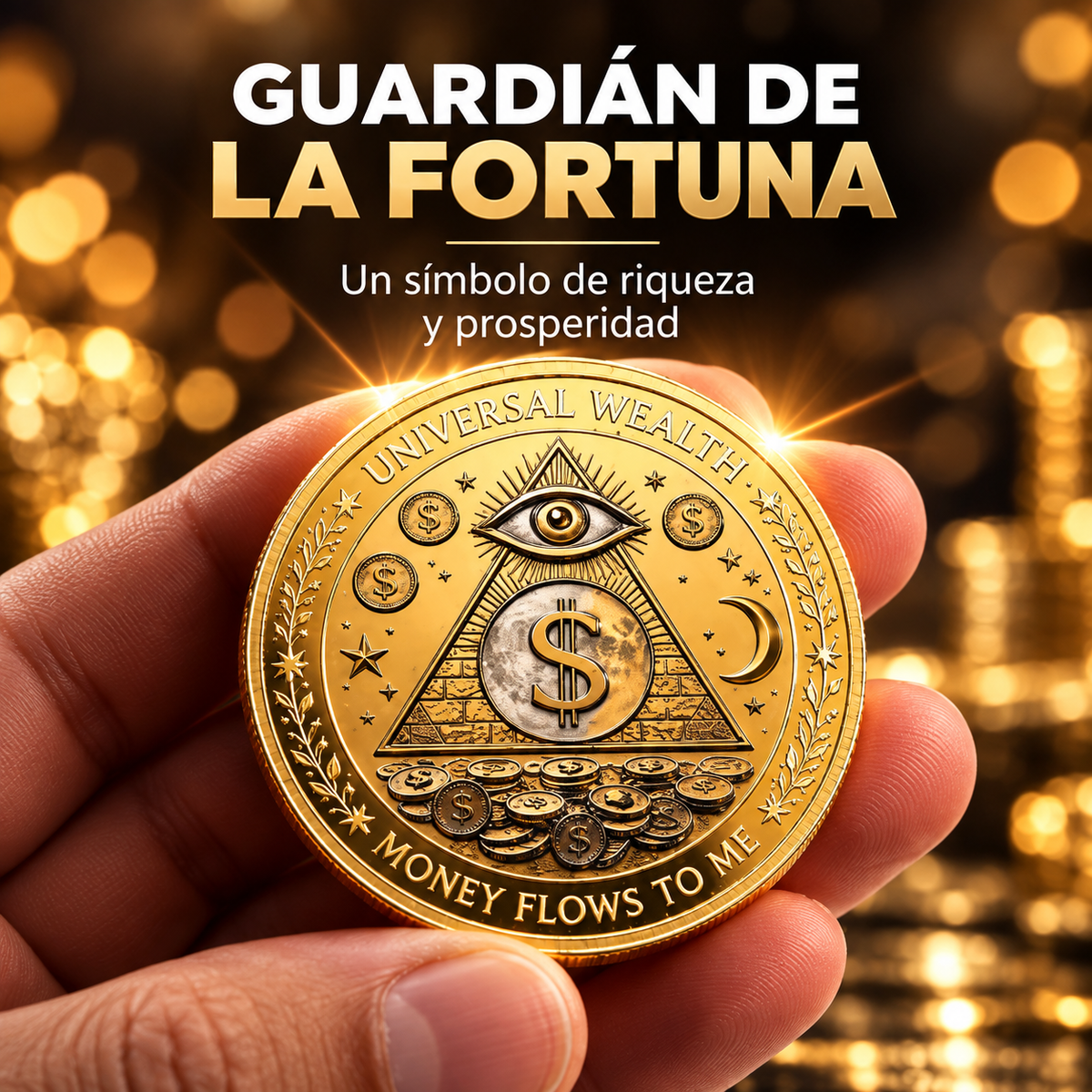 Guardián de la Fortuna™ Moneda de Riqueza y Prosperidad 🪙✨