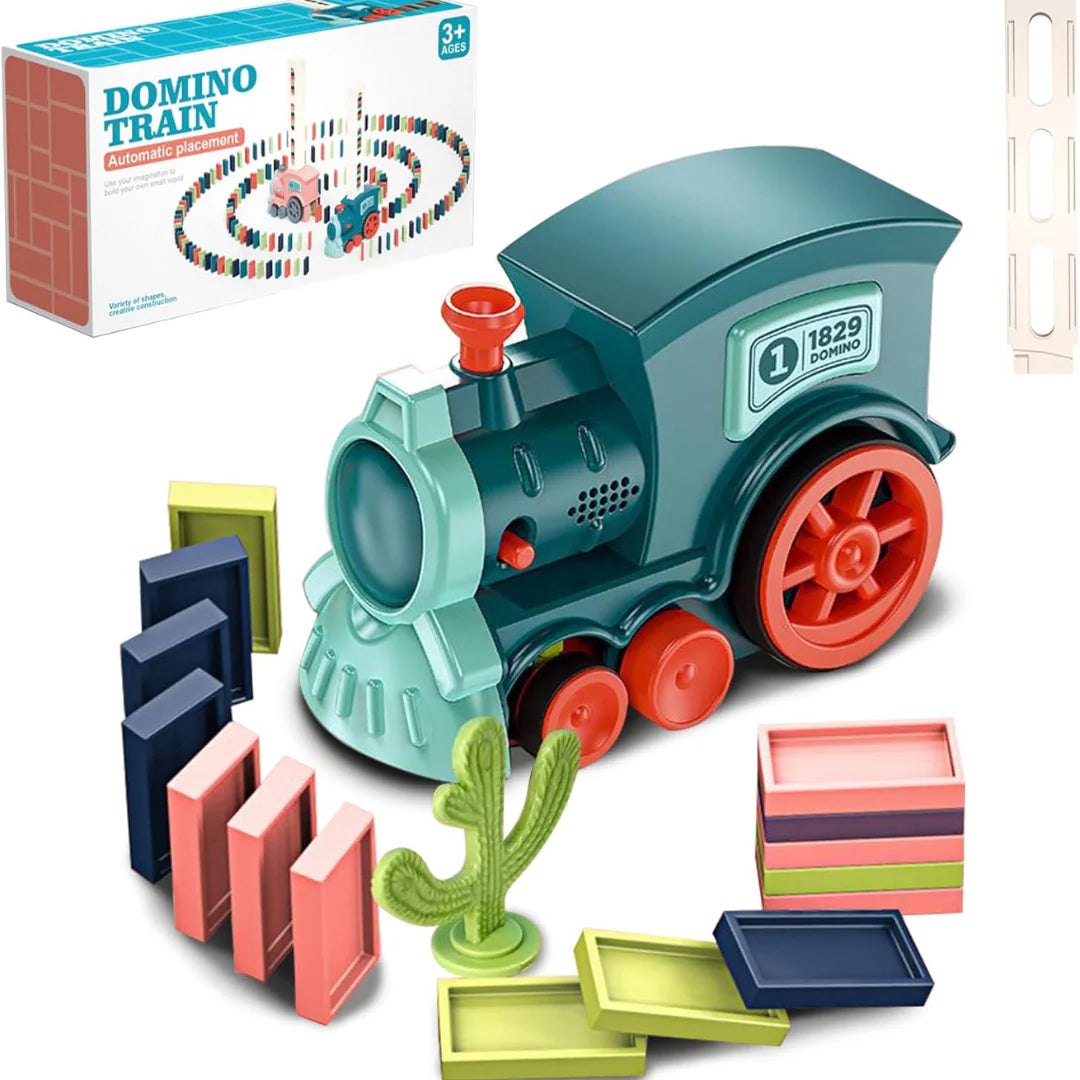 DominoTrain™ - Juego de tren automático de colocación de dominó
