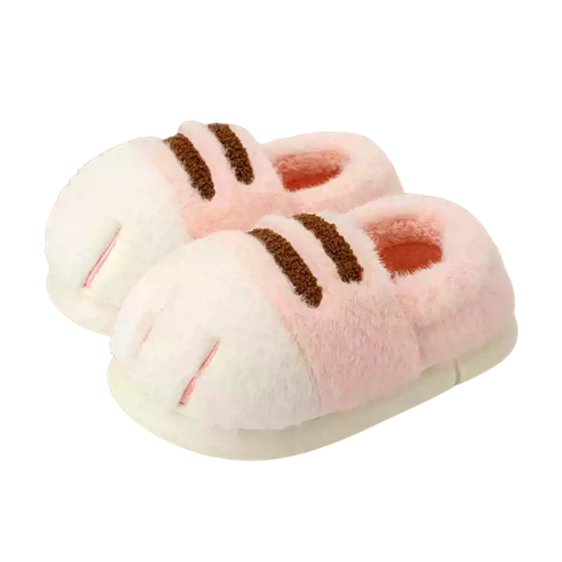 Pantuflas con forma de pata de gato - Cat Paw Slippers