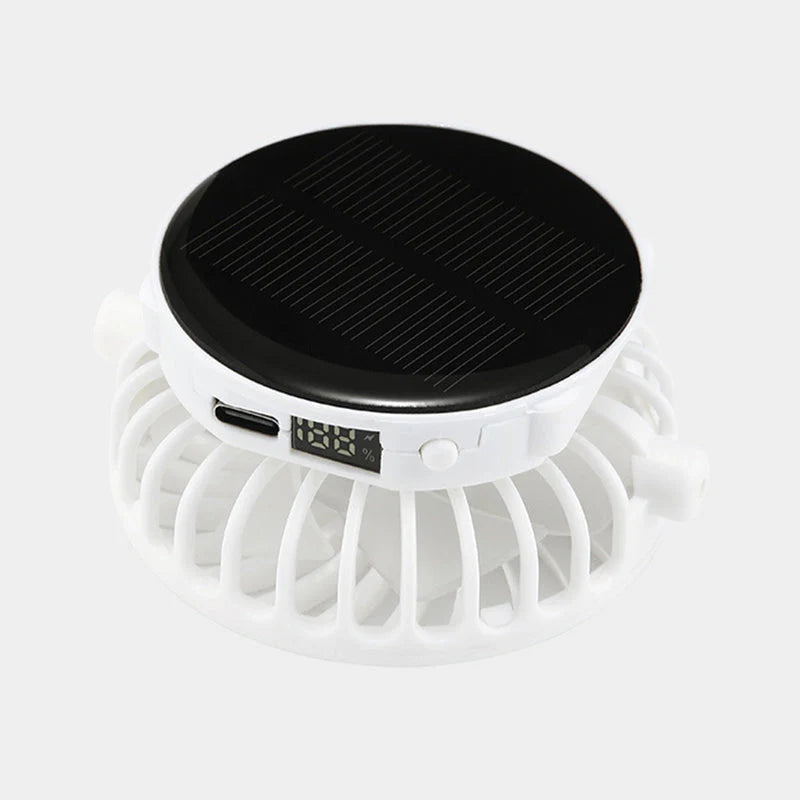 CoolCap Solar™ Gorra con ventilador recargable con energía solar