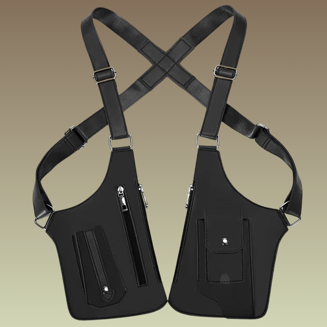 Bandolera Urban Retro:  Maletín Compacto de Cuero Sintético Premium🧔🏻‍♂️💼