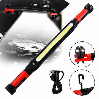 Luz de Trabajo LED Recargable🔦🚗Inspección Automotriz con Base Magnética