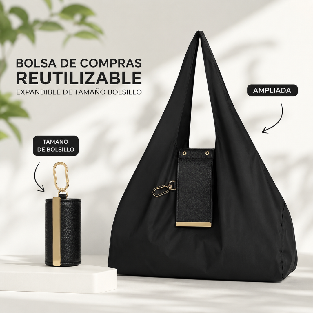 Bolsa de Compras Expandible Minimalista👜🥕