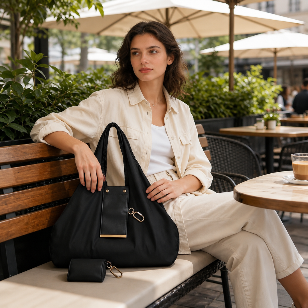 Bolsa de Compras Expandible Minimalista👜🥕