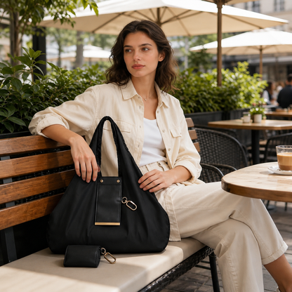Bolsa de Compras Expandible Minimalista👜🥕