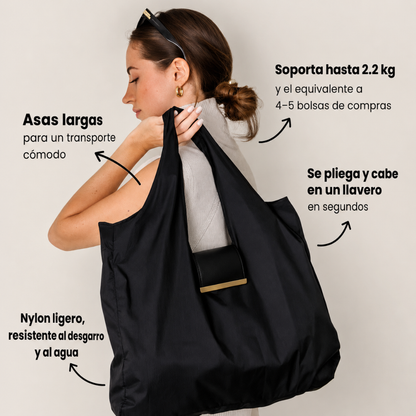 Bolsa de Compras Expandible Minimalista👜🥕