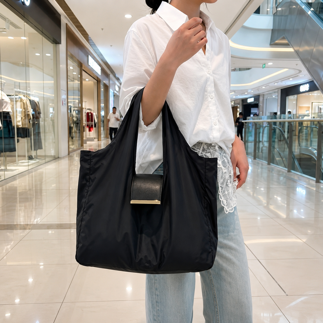 Bolsa de Compras Expandible Minimalista👜🥕