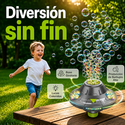 🛸 Máquina de Burbujas Espacial BubbleOVNI™