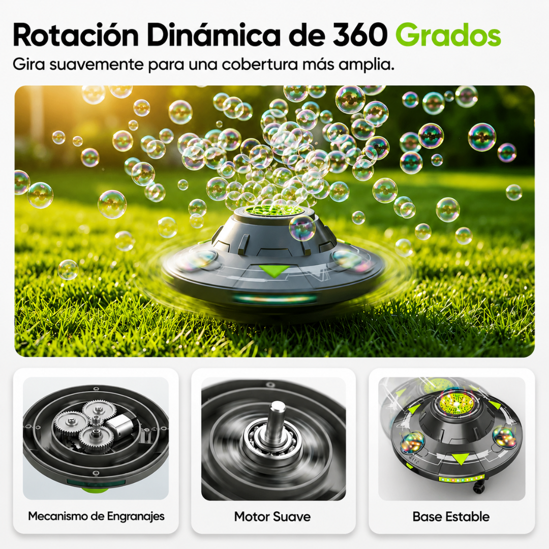 🛸 Máquina de Burbujas Espacial BubbleOVNI™