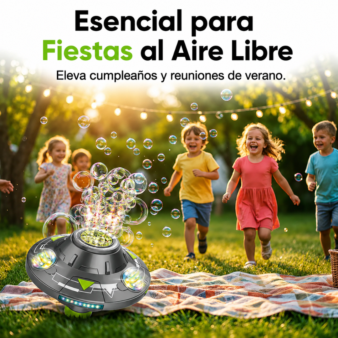 🛸 Máquina de Burbujas Espacial BubbleOVNI™