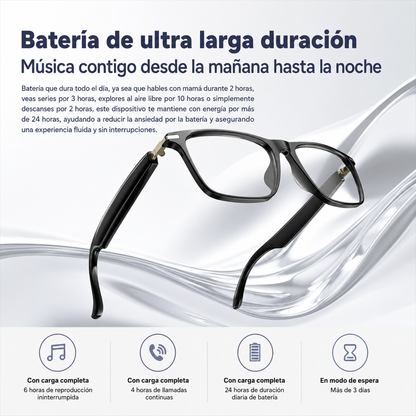 👓🕶️Gafas Inteligentes Multifuncionales con Audio, Traducción Al