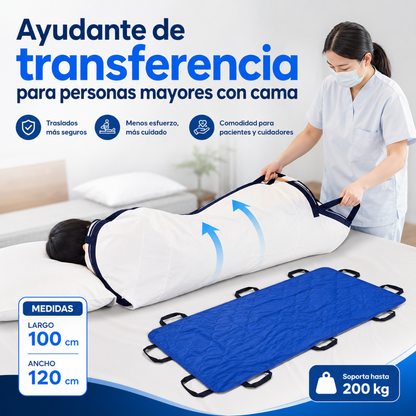 🛌 Manta de Transferencia y Posicionamiento para pacientes: 120cm x 100cm⚕️
