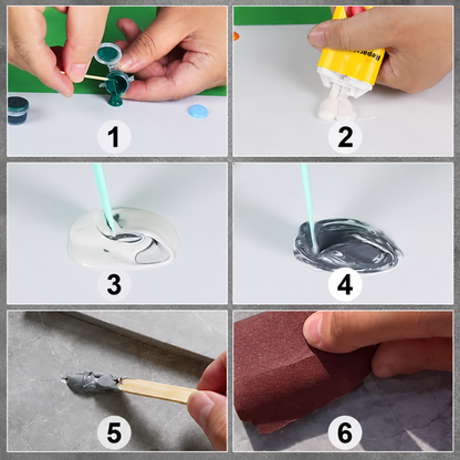 Kit Reparador de Azulejos, Cerámica y Piedra de Alta Resistencia🧰🛠️
