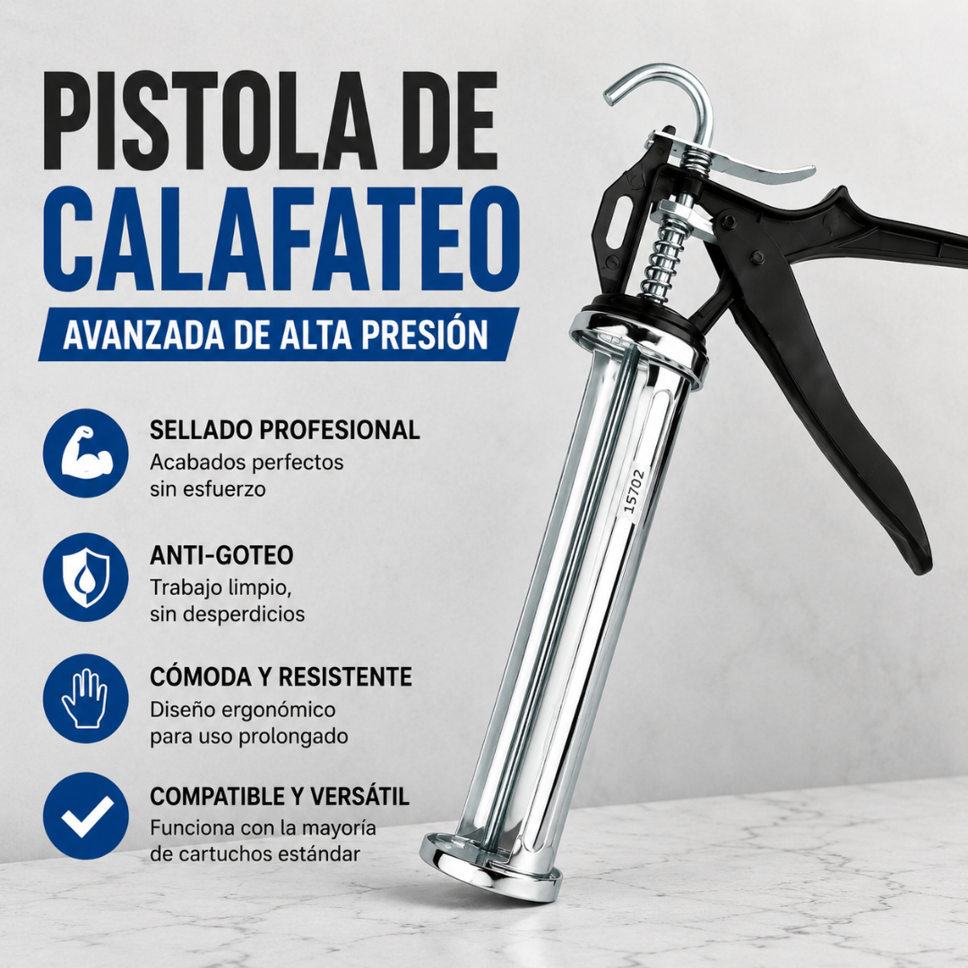 Pistola de Calafateo Avanzada de Alta Presión🛠️🧰