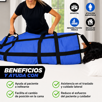 🛌 Manta de Transferencia y Posicionamiento para pacientes: 120cm x 100cm⚕️