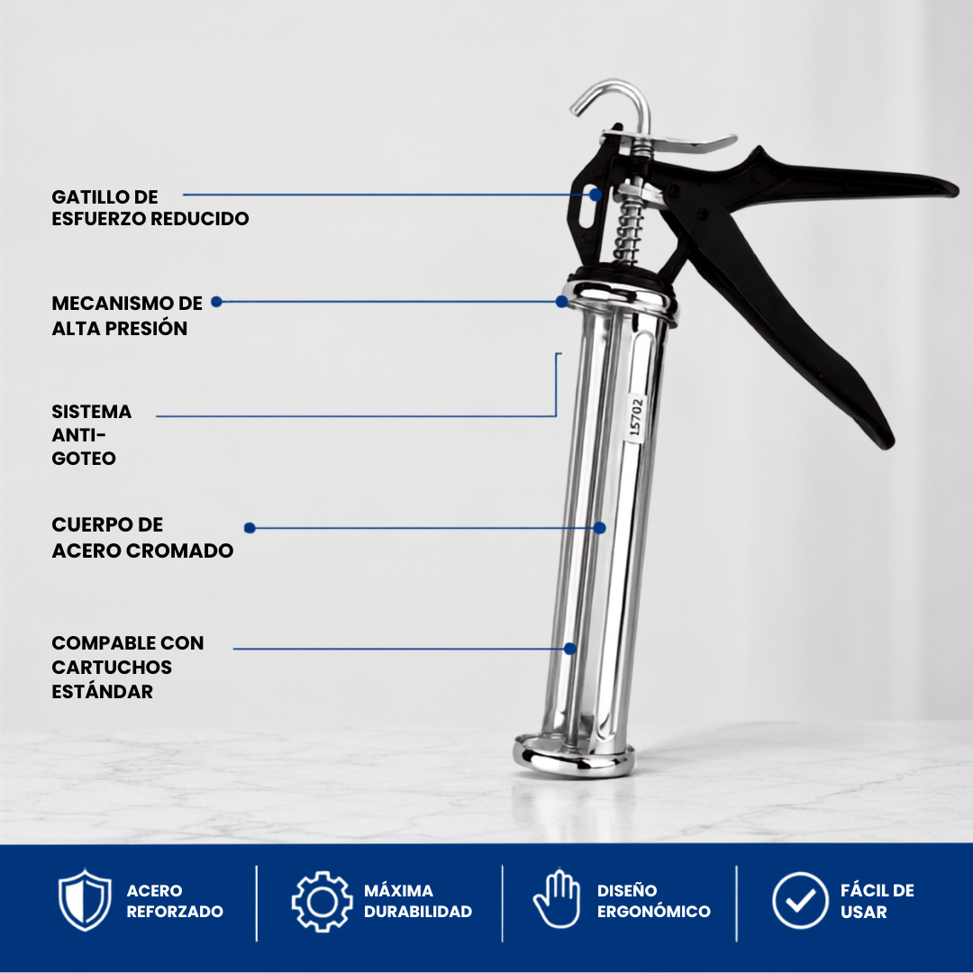 Pistola de Calafateo Avanzada de Alta Presión🛠️🧰