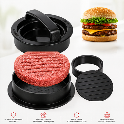 PRENSA REDONDA PARA CARNE DE HAMBURGUESA🏗️🍔