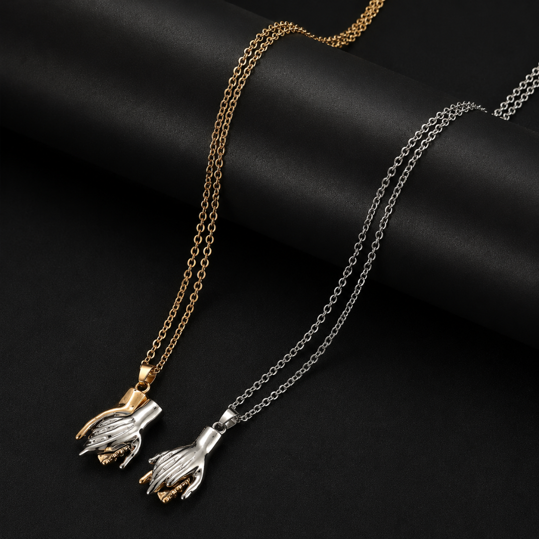 🤝 Collar Unión de Manos SoulBond™