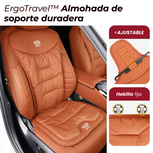 ErgoTravel™ Espaldar de soporte duradero + Cojín🚘