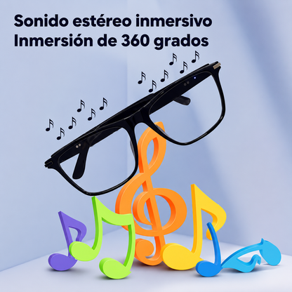 👓🕶️Gafas Inteligentes Multifuncionales con Audio, Traducción Al