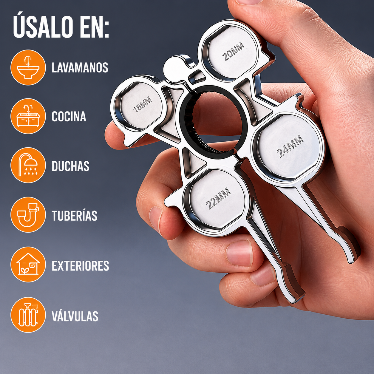 Llave Multifuncional para Desmontar Aireadores de Grifos🔧🚿