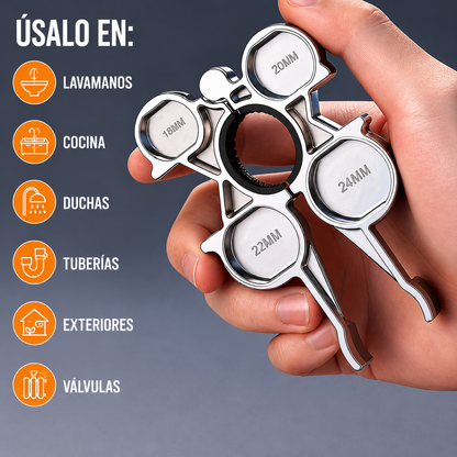 Llave Multifuncional para Desmontar Aireadores de Grifos🔧🚿