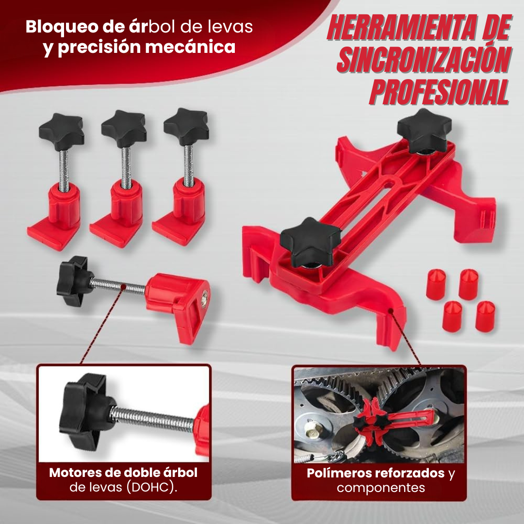 🧰HERRAMIENTA DE SINCRONIZACIÓN PROFESIONAL: Bloqueo de árbol de levas y precisión mecánica⚙️