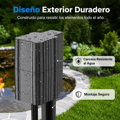 Aireador Solar para Estanques y Peceras con Bomba de Aire🐟🐡
