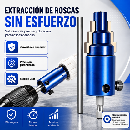 🔧Extractor de Roscas, Válvulas y Tubos Rotos para Plomería 🛠️✨