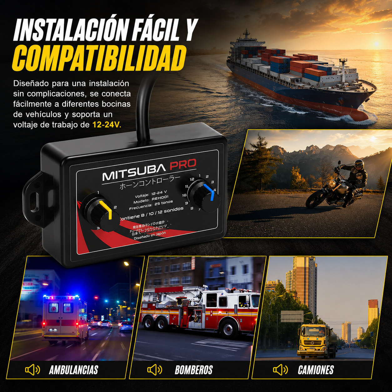 Caja de Control Electrónico de 25 Tonos 🚛✨